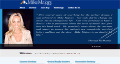 Desktop Screenshot of mikemajorsdds.com